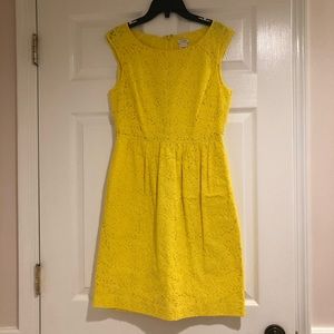 J. Crew Lucille yellow lace dress!